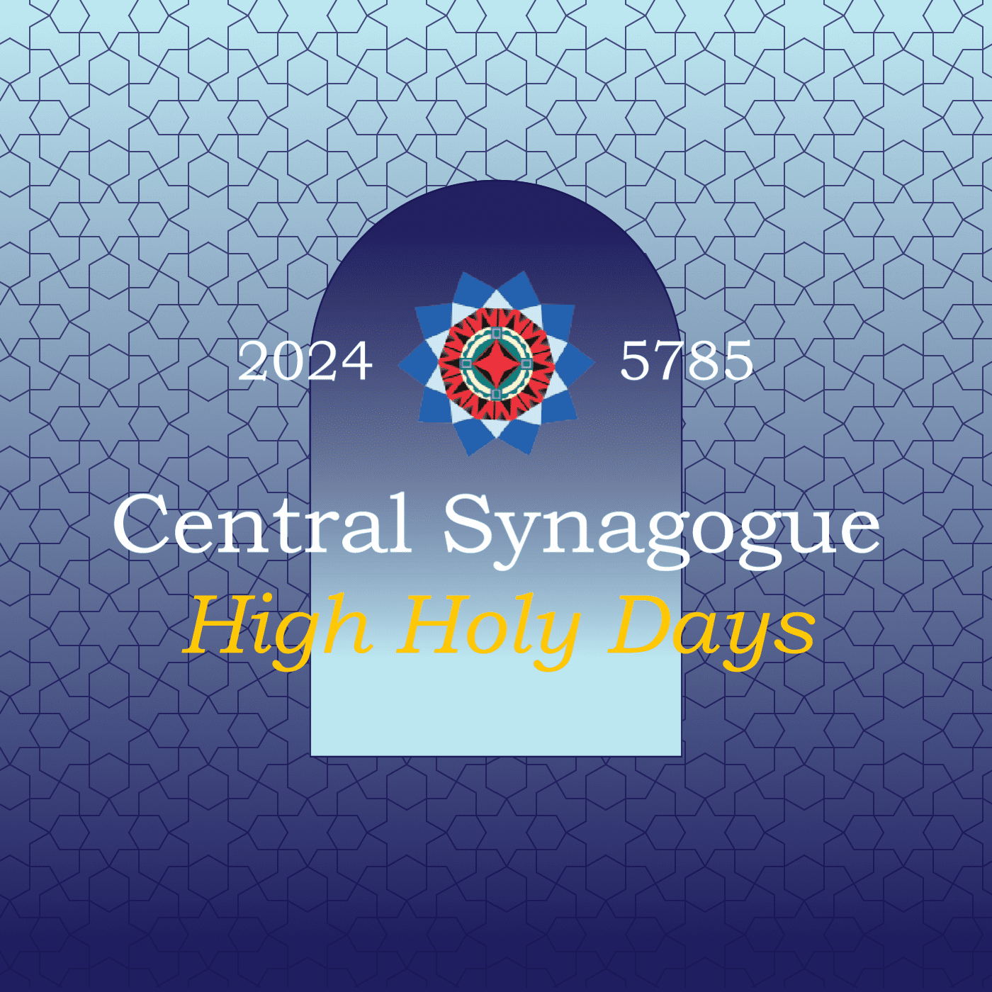 Central Synagogue High Holy Days 2024